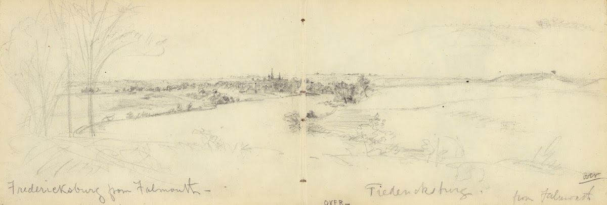 Fredericksburg from Falmouth 1862