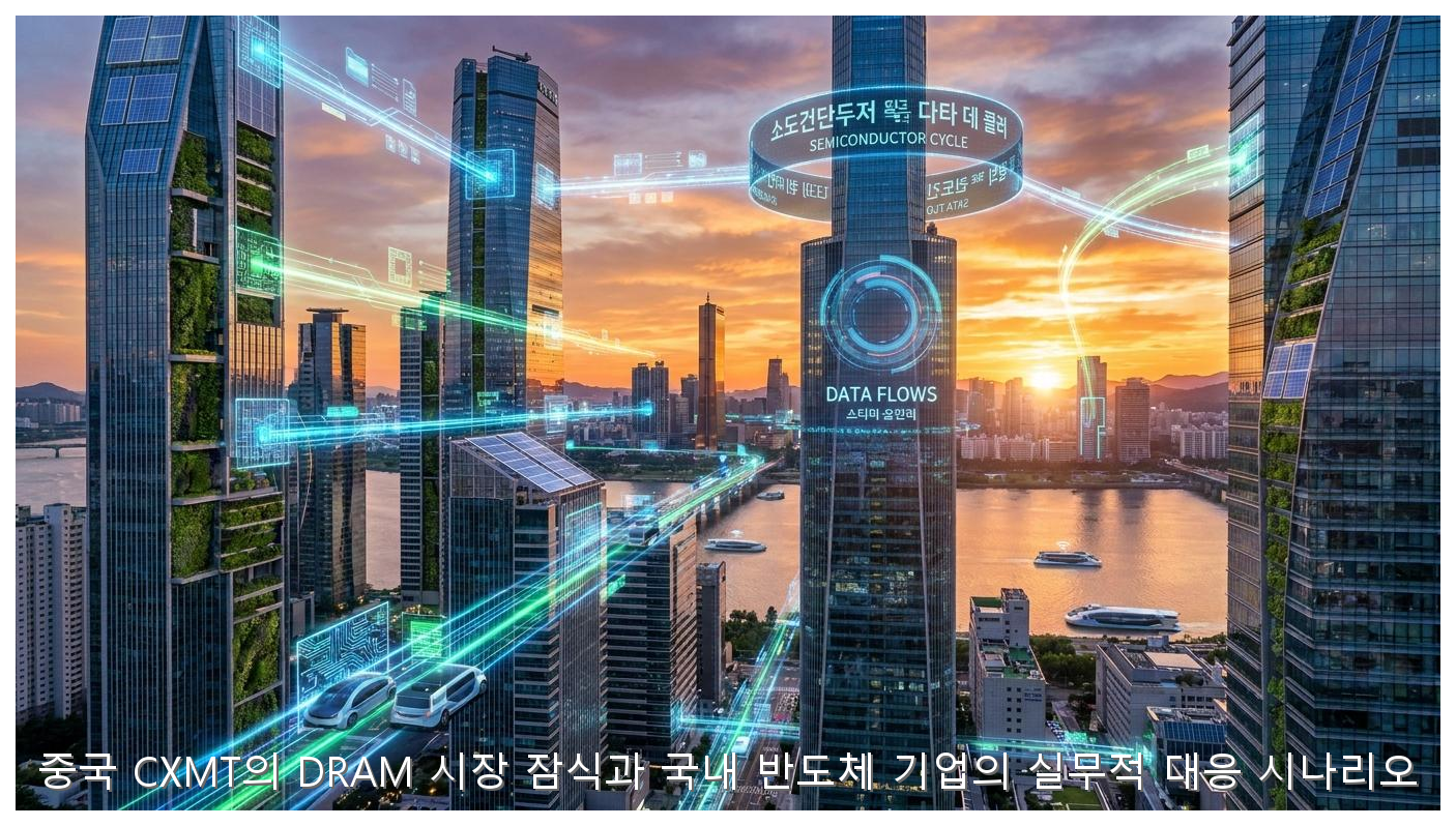 중국 CXMT의 DRAM 시장 잠식과 국내 반도체 기업의 실무적 대응 시나리오 핵심 안내 및 분석 인포그래픽 (8)