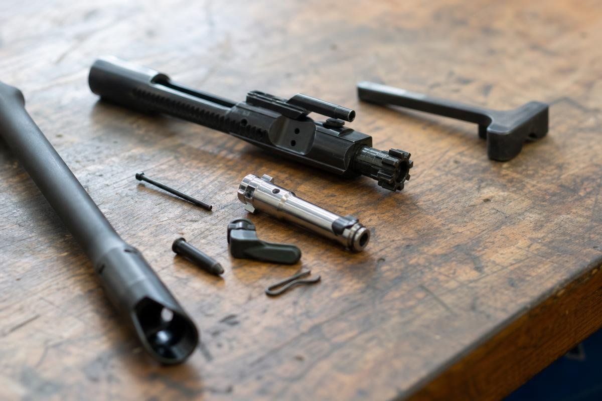Compatible AR-15 bolt and barrel components for a headspace check
