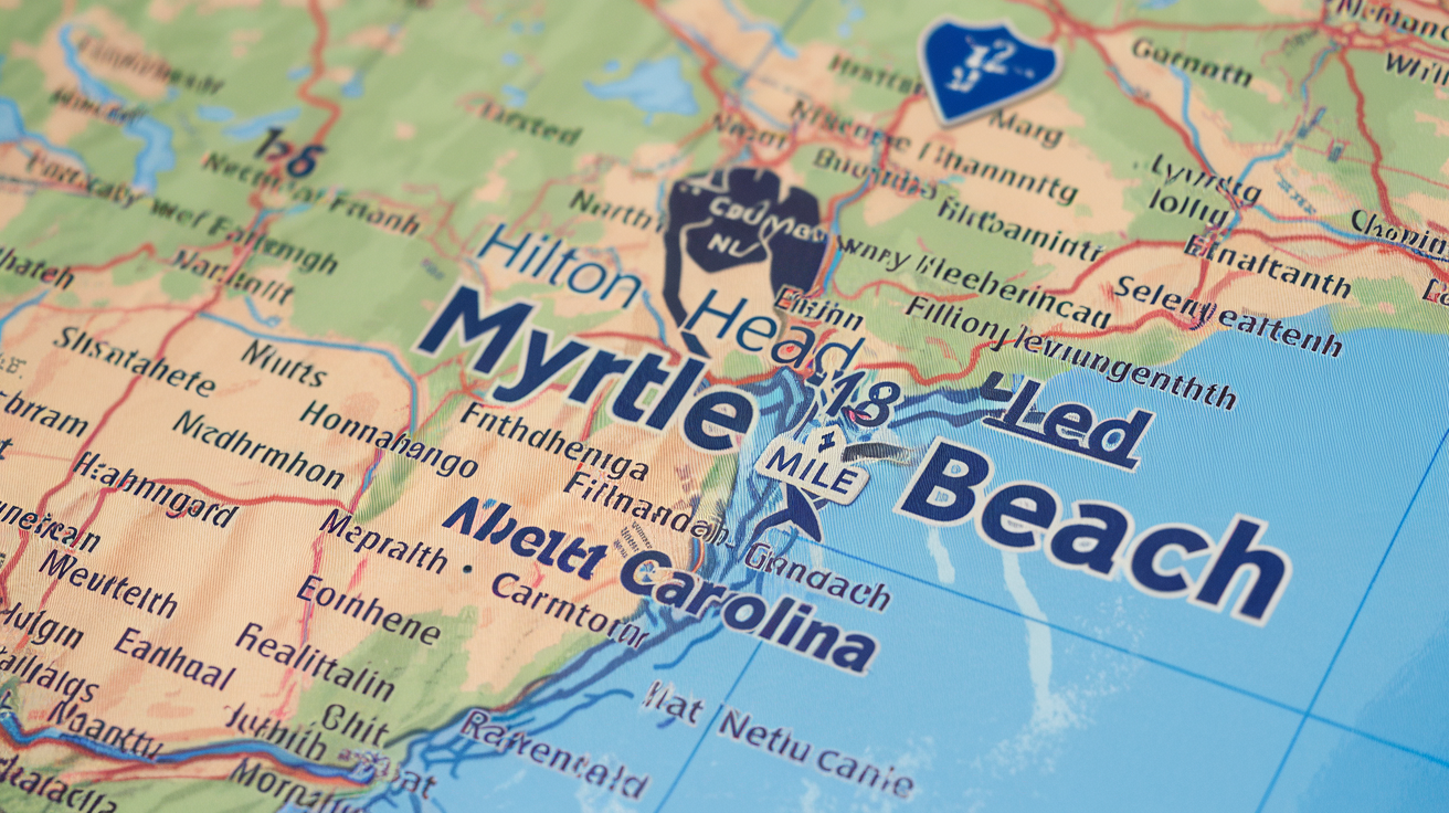 Distance from Hilton Head to Myrtle Beach & Travel Tips