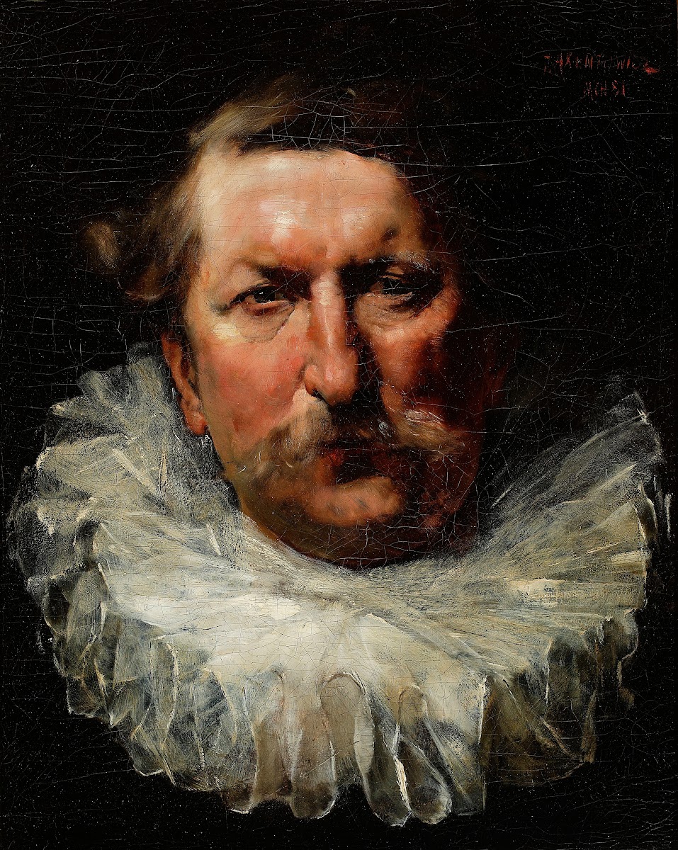 Portrait of a man in a frill 1881