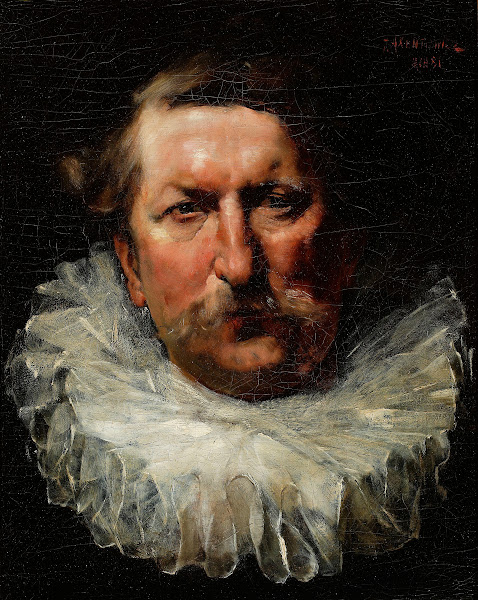 Portrait of a man in a frill 1881