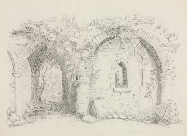 Ruins c 1840