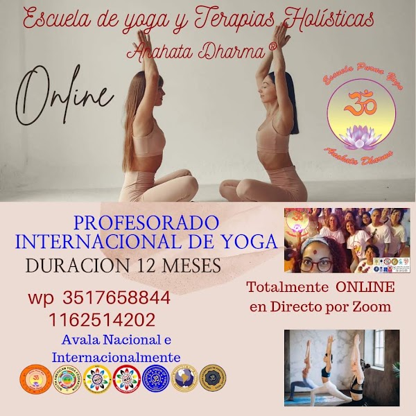Profesorado de yoga titulo con Aval Internacional