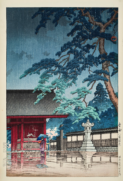 Harusame Gokokuji Spring rain at Gokokuji Temple 1932