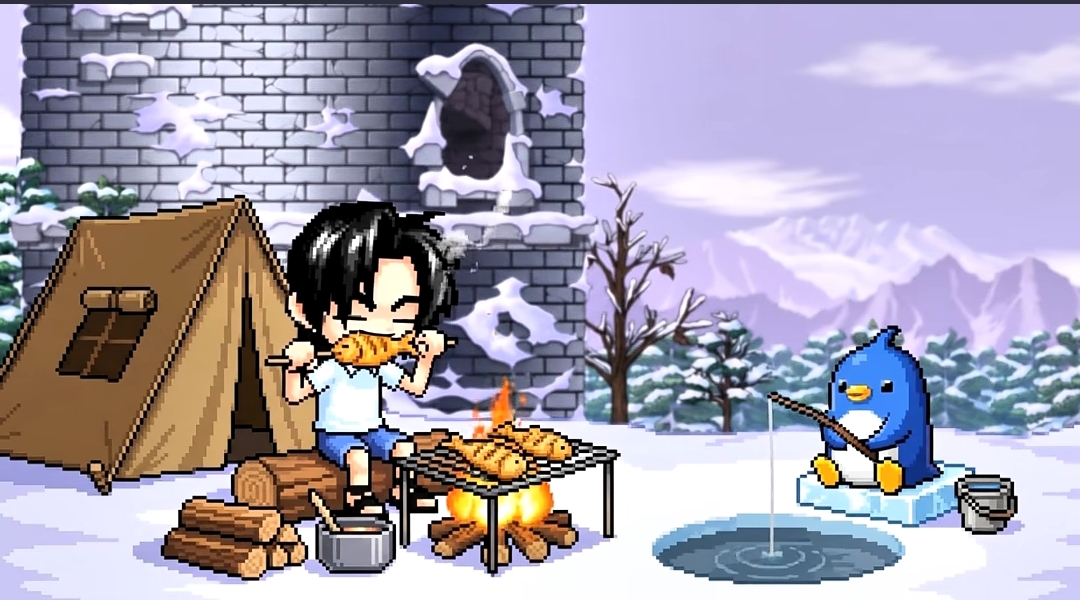 MapleStory Elnath Pepe Scene