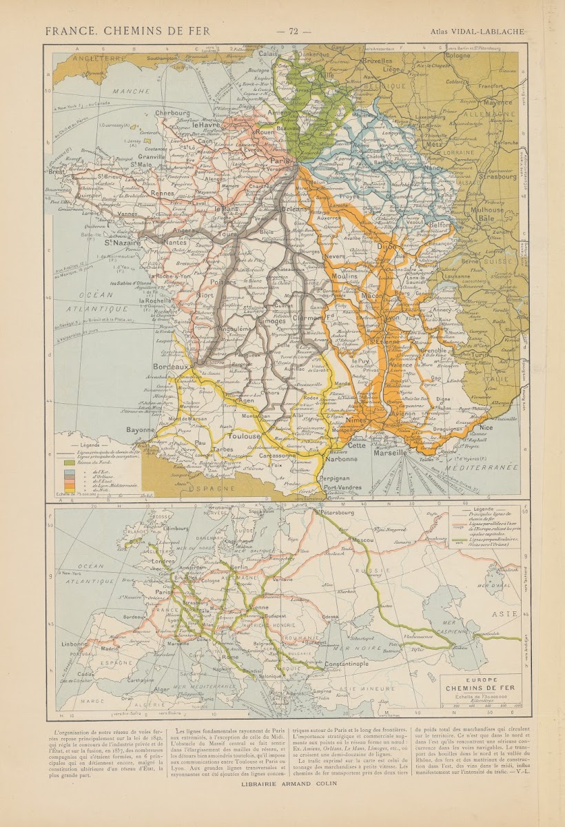 France Chemis de fer 1913