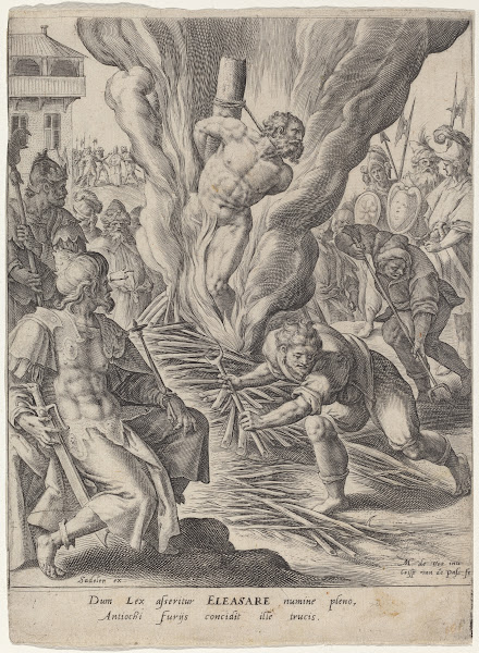 Eleazar Burned by Antiochus 1591