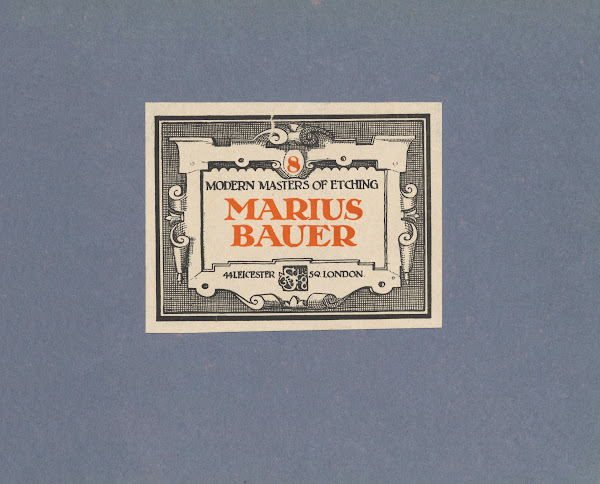 Modern Masters of Etching  Marius Bauer  cover 19th century