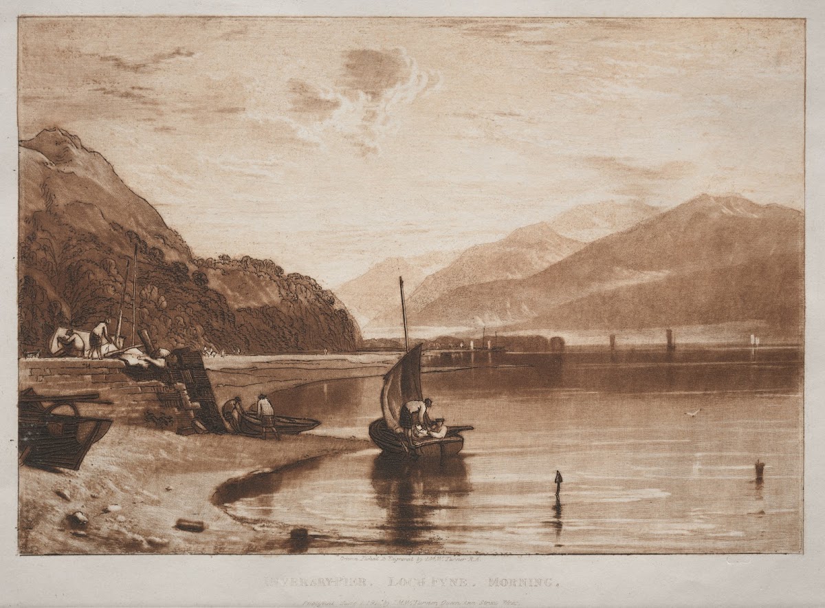 Inverary Pier Lock Fyne Morning 19th century