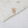 Bedding set for a baby crib 5 el Twins Via (poplin) Birds grey