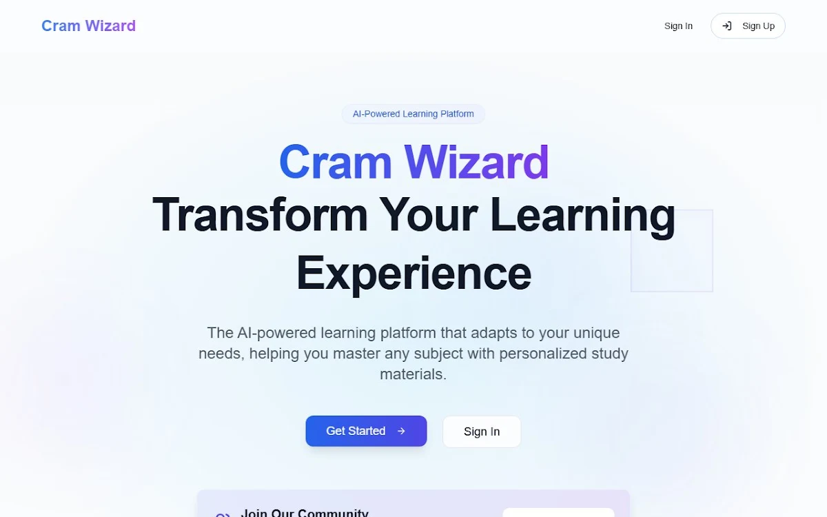 Captura de Cram Wizard