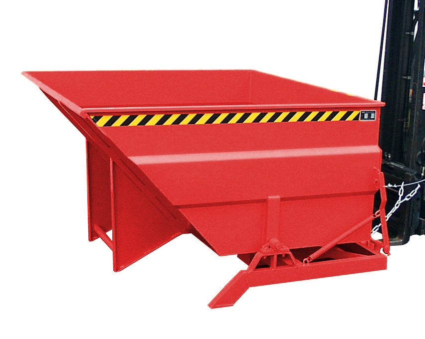 Kiepcontainer BKC 200, gelakt, Vuurrood