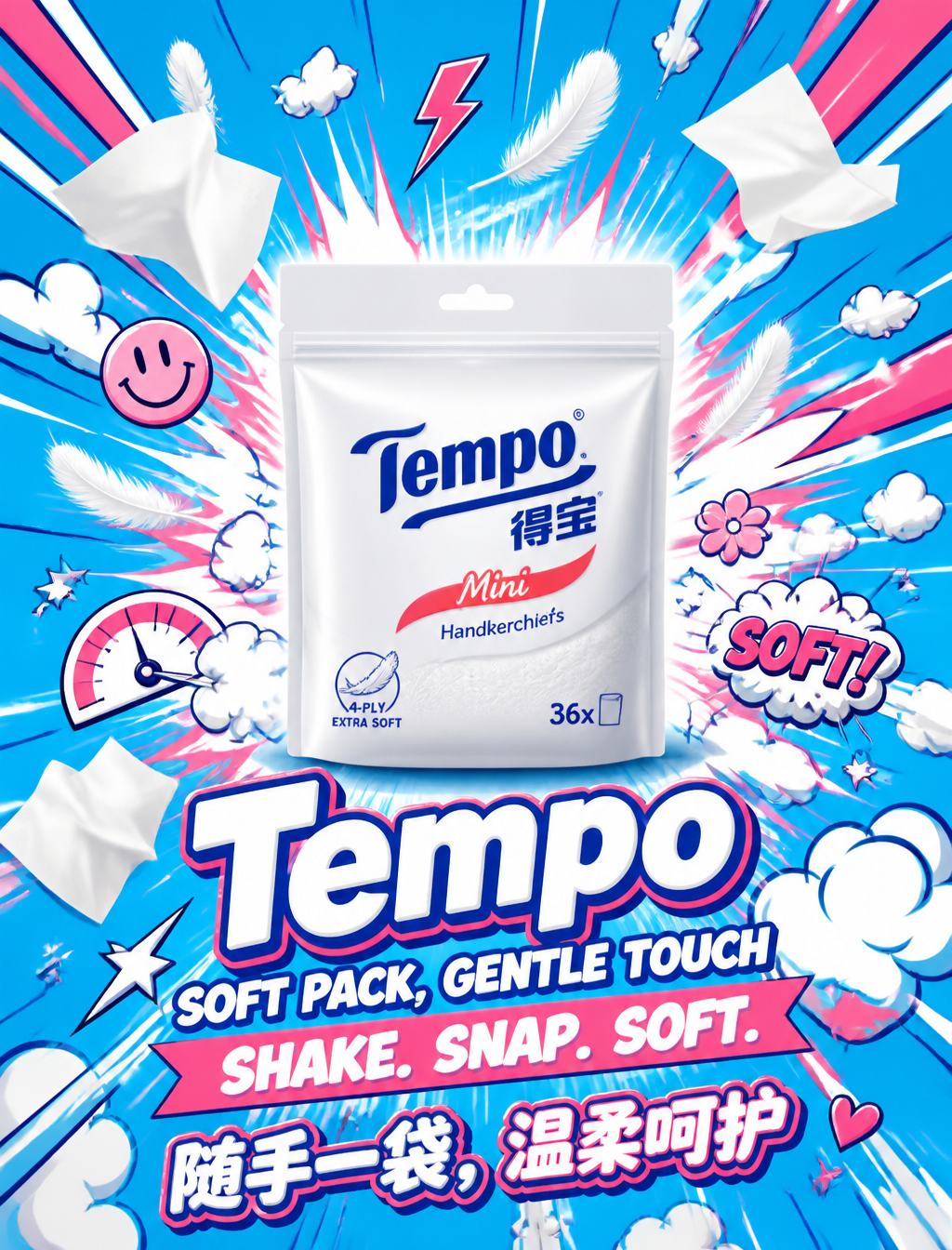 Genere Un Poster Comercial Vibrante