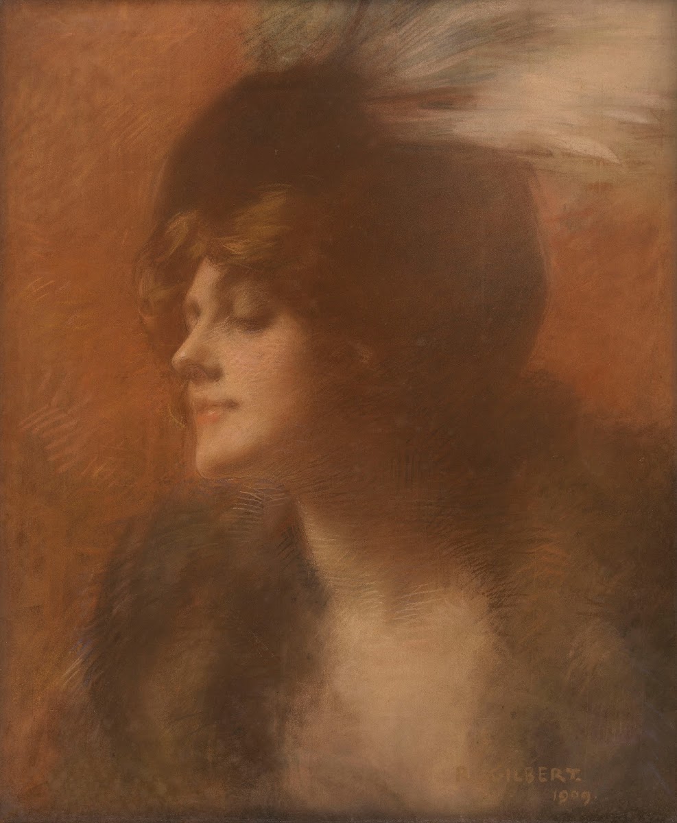 Portrait de femme à laigrette 1909
