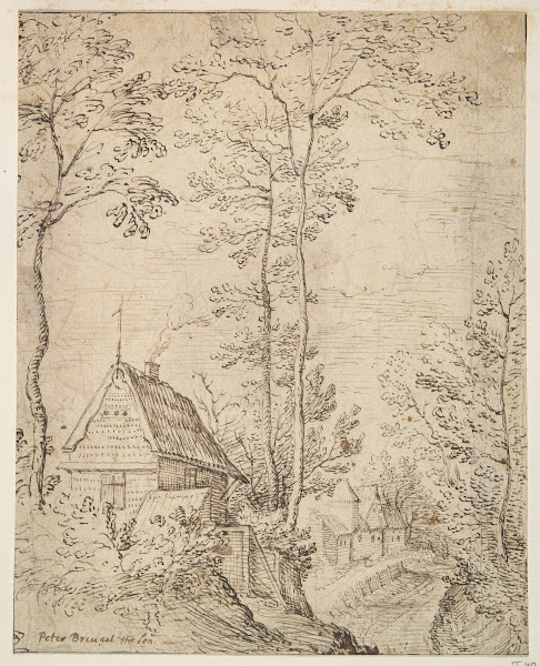 House on a Hill with Road toRight