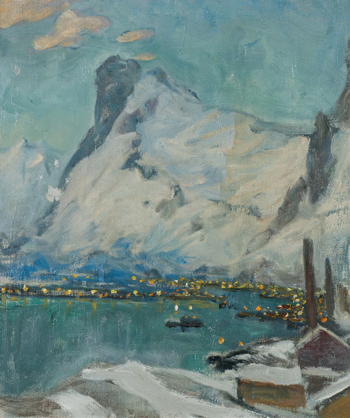 Lofoten in the Evening Light Study 1915