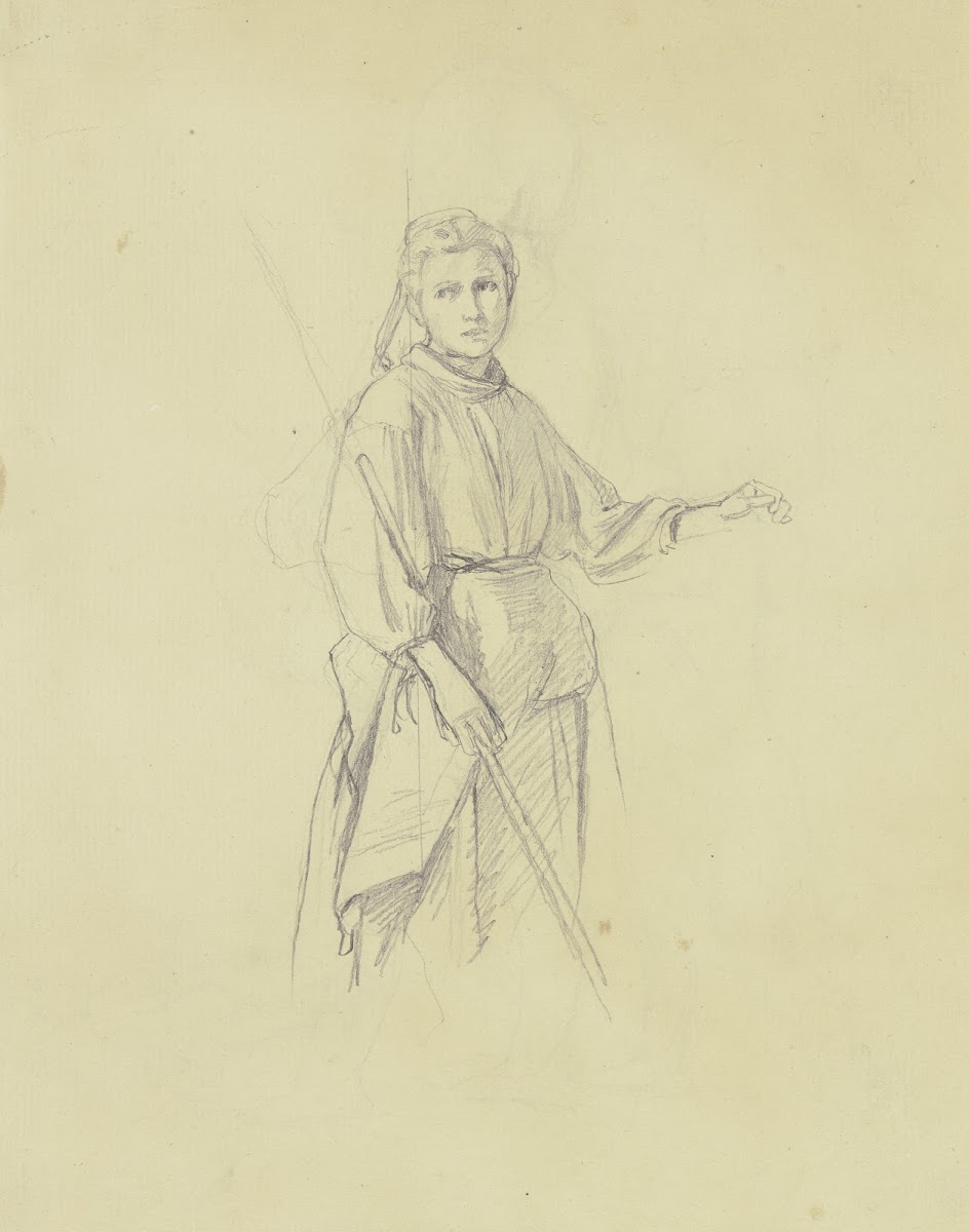 Farmwoman to the right