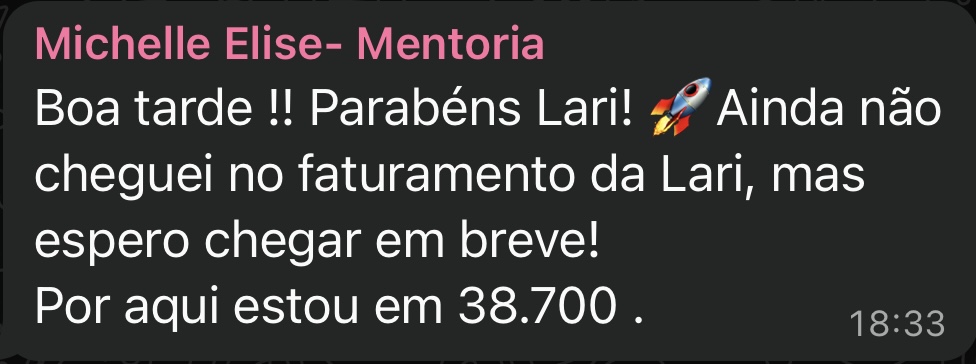 Depoimento de mentorado