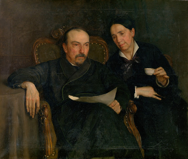 The Poet Jan Van Beers and his Wife The Artists Parents