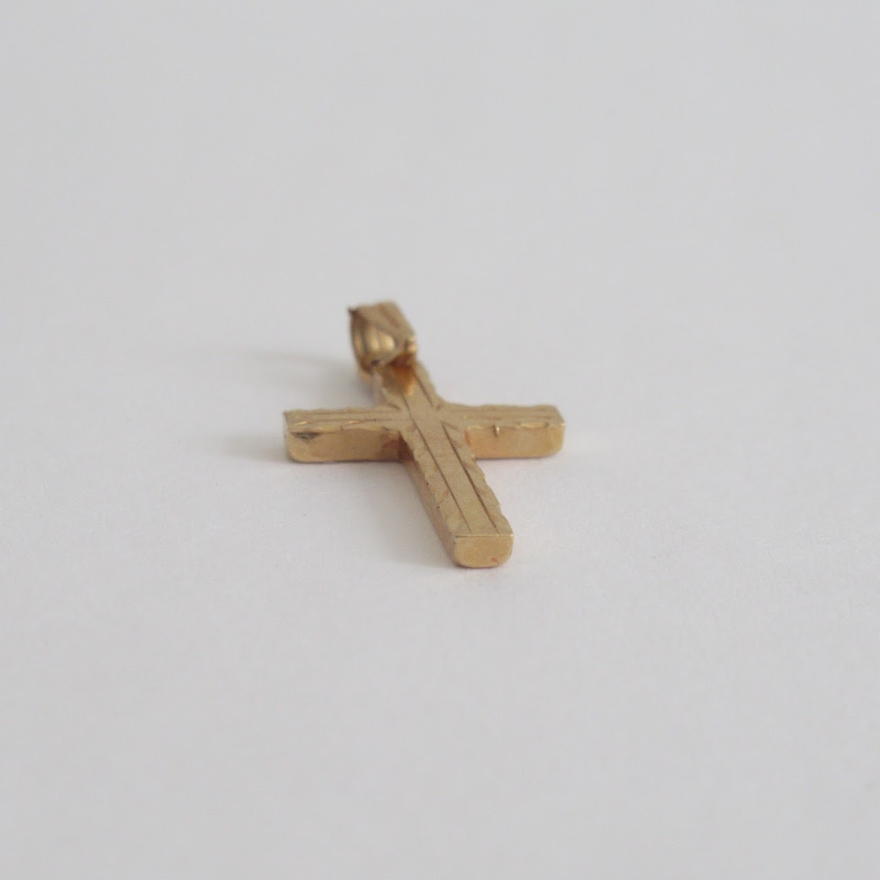 14K Gold Cross Pendant