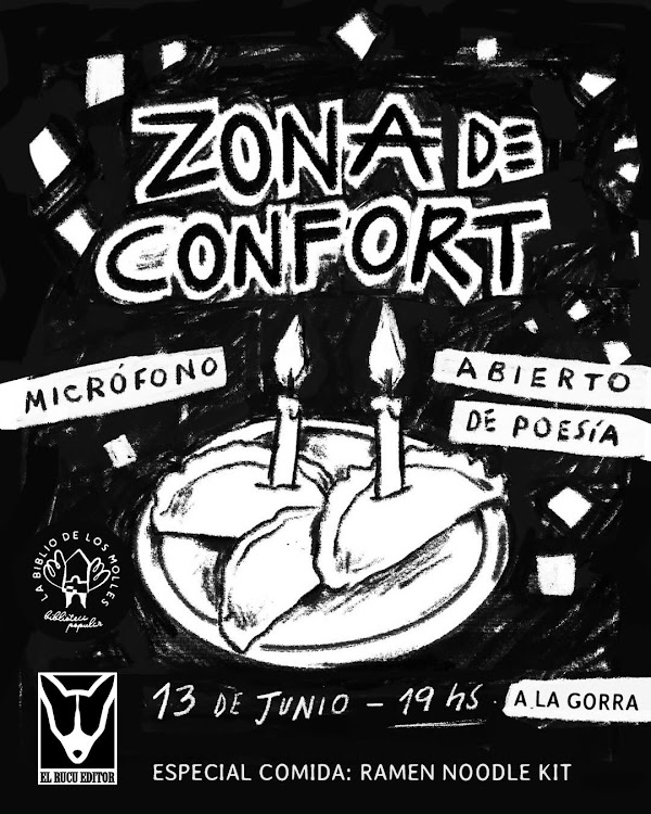 Zona de Confort - Micrófono abierto de poesía