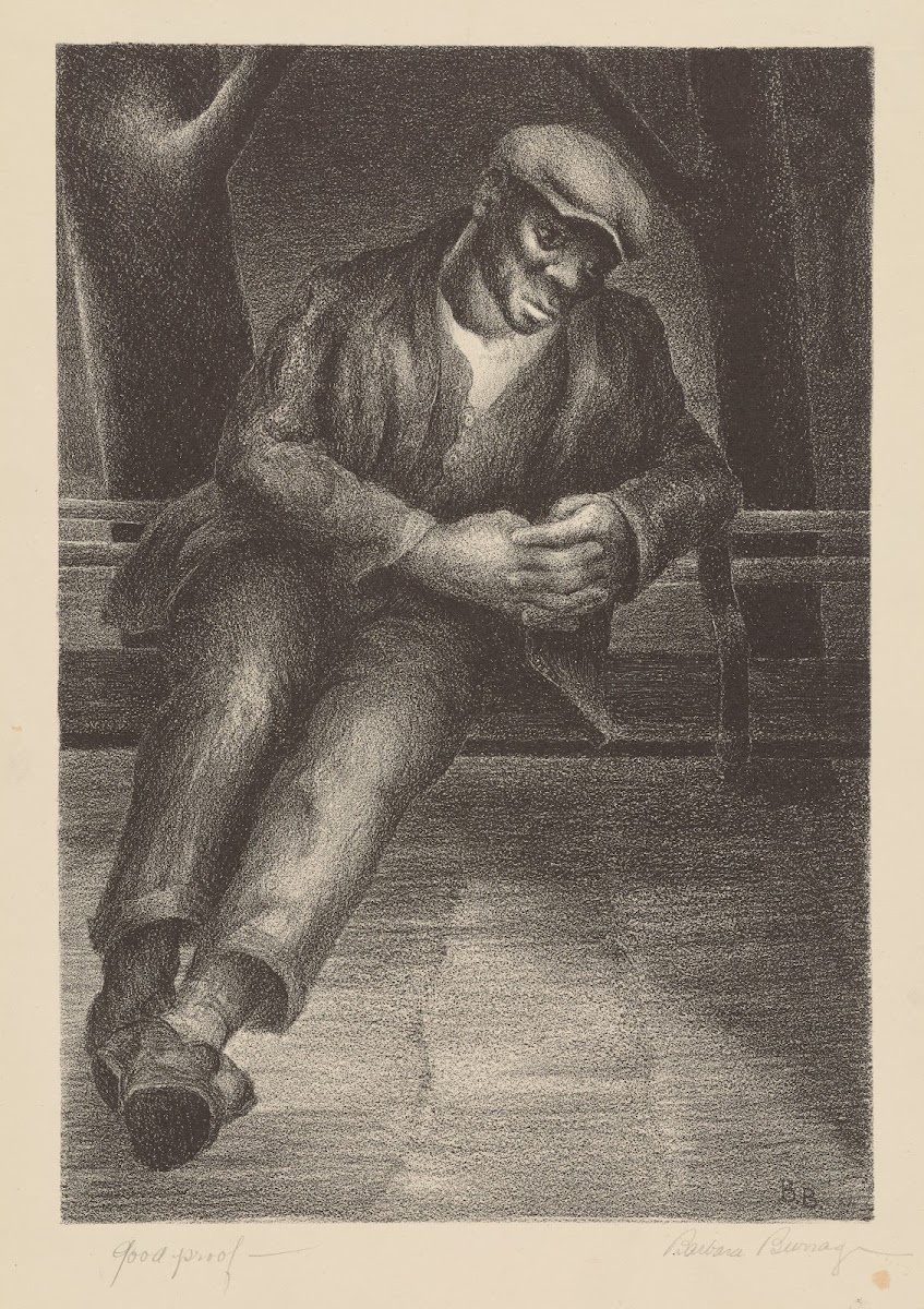 Man on Bench 1935   1943