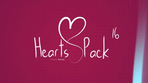 Hearts Pack Scribble Elements | 16 Doodle Animations Free Download – Envato Elements