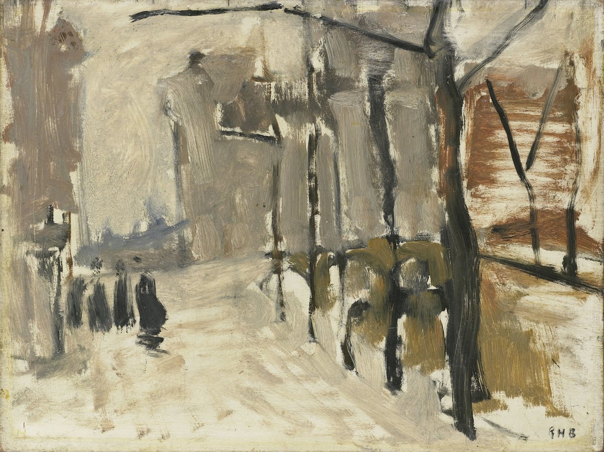 View in the Hague c 1880   c 1923