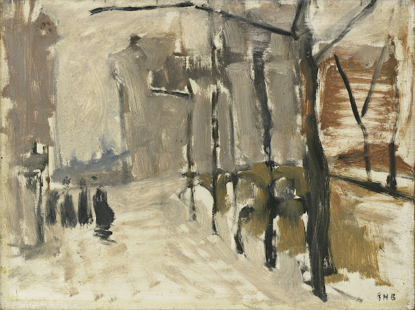View in the Hague c 1880   c 1923