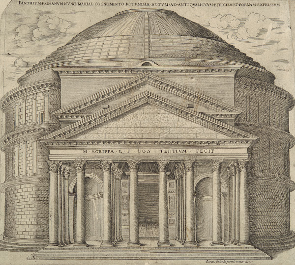 Pantheum Romanum nunc Mariae Cognomento between 1581 and 1586