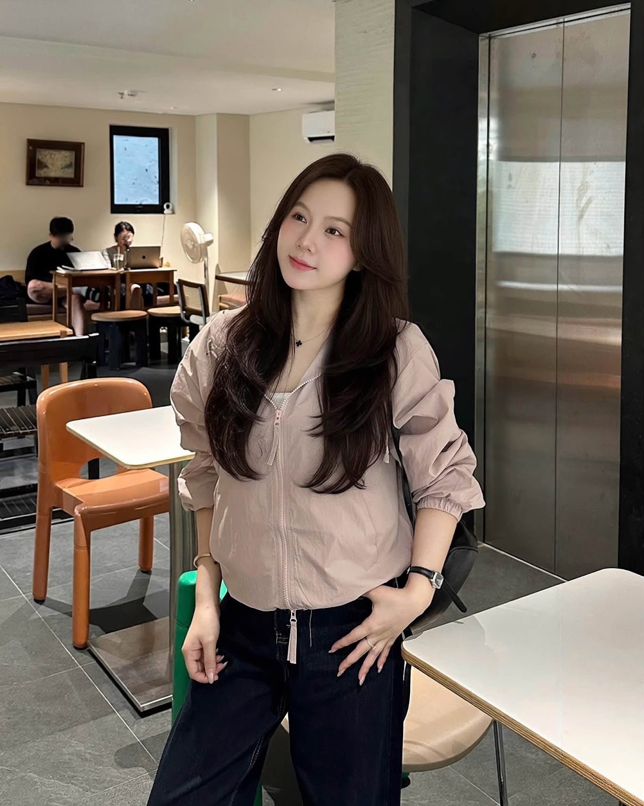 Áo khoác gió mũ khóa kéo thêu chữ Alo XONXEN SHOP 6622