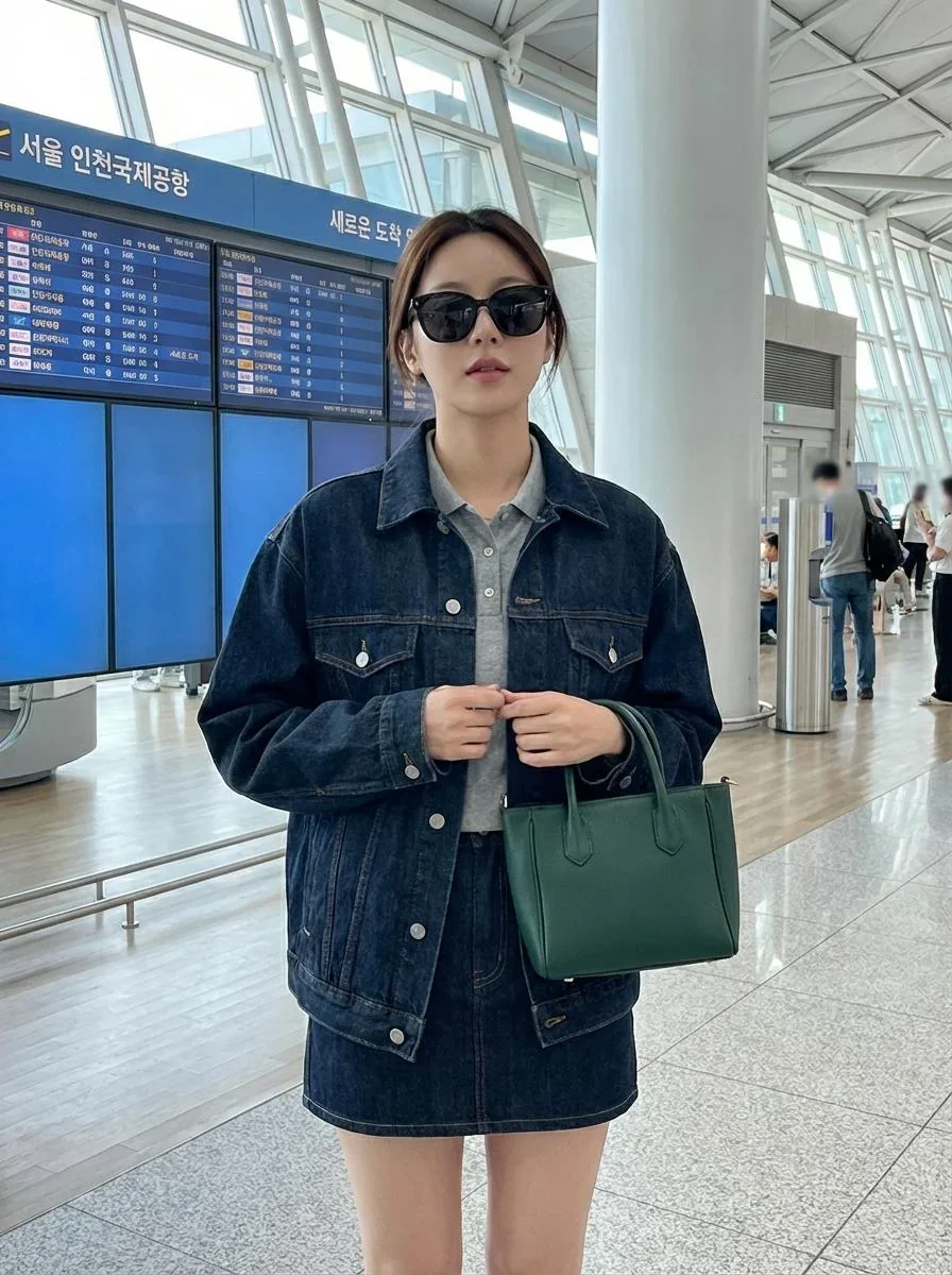 Close up details of the look