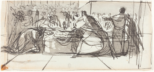 The Laying Out of Christ