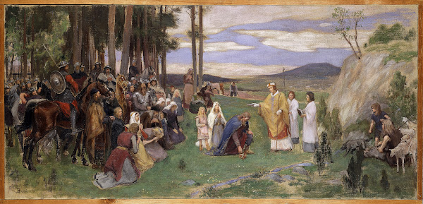Proposed Decoration for the Walls in the Upper Hall of the NM Ansgar Preaching C