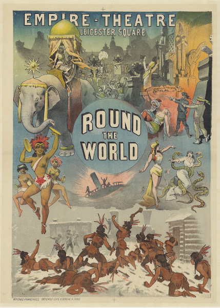 Empire Théâtre Leicester square Round the world 1885