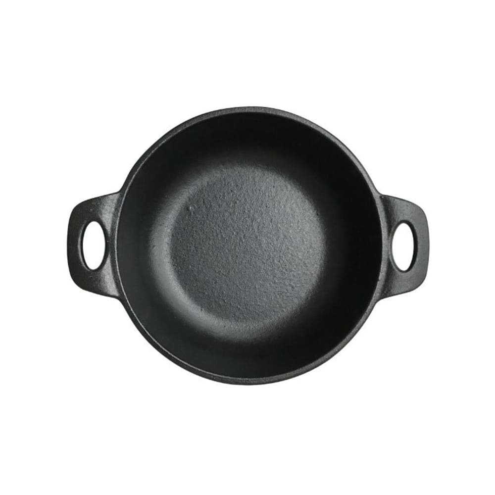 Cazuela de hierro fundido esmaltado Victoria™ 14 cm, color negro