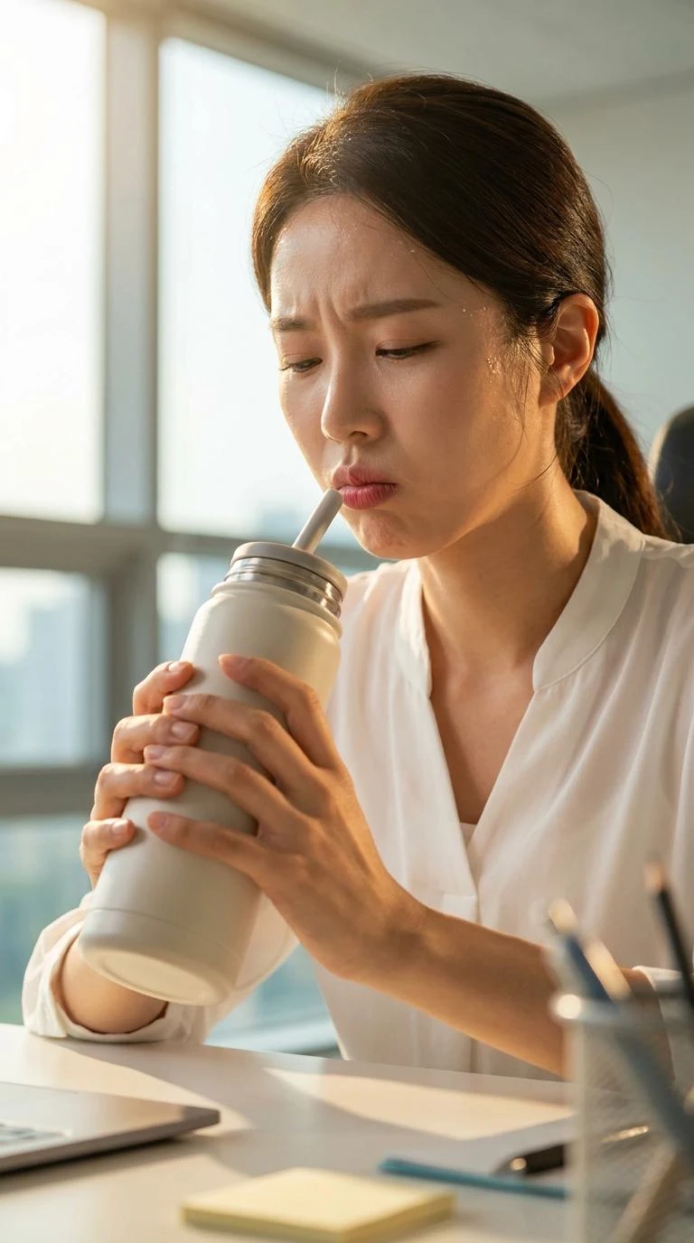 실제 사용 후기 씬 1