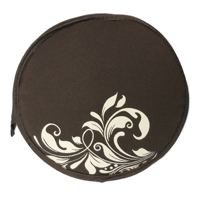 Tortillero de poliéster Tortilla Oven® con diseño floral color café