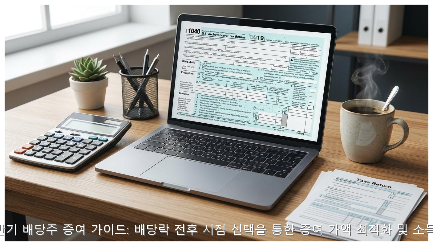 2026년 하반기 배당주 증여 가이드: 배당락 전후 시점 선택을 통한 증여 가액 최적화 및 소득 분산 전략 핵심 안내 및 분석 인포그래픽 (8)