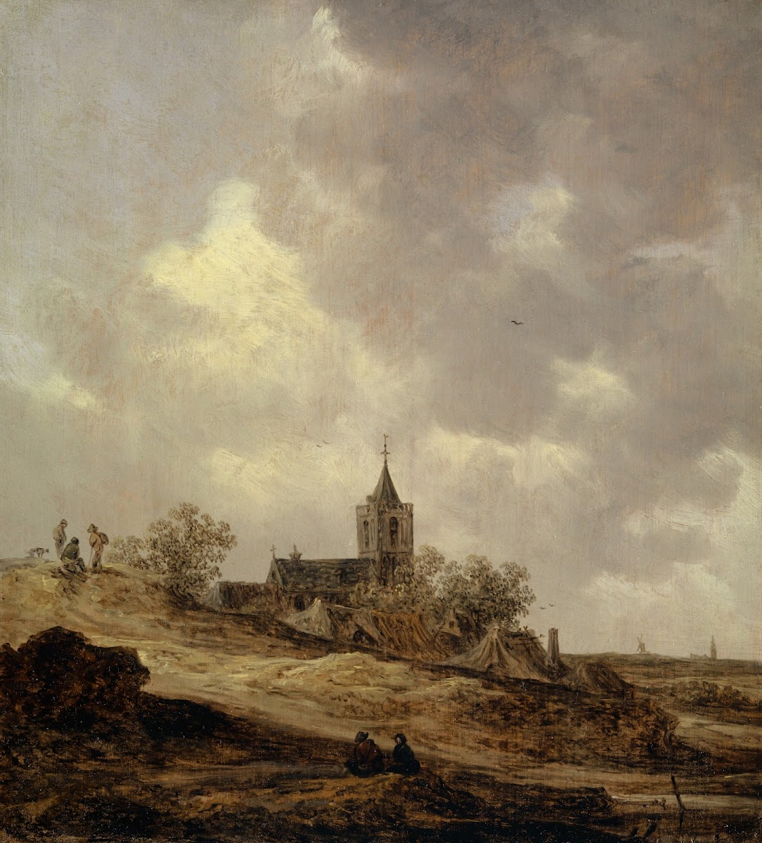 Village Church seen from the Dunes 1646
