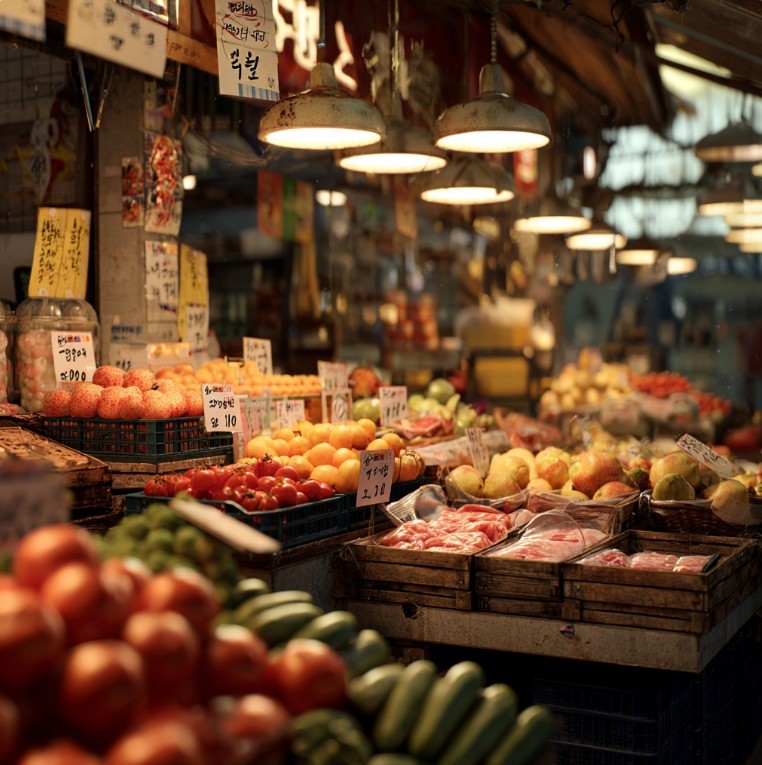 명절 장보기 이미지