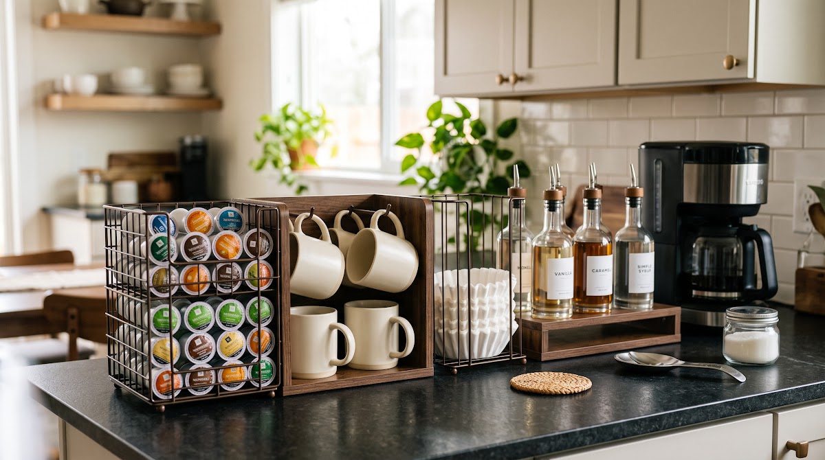 Best Coffee Station Organizers for Kitchen Counters (2026) - BEST BUDGET — IN CONTEXT