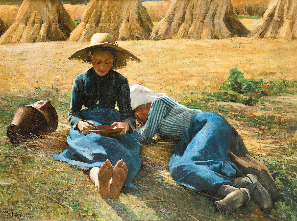 Resting In The Fields 1888