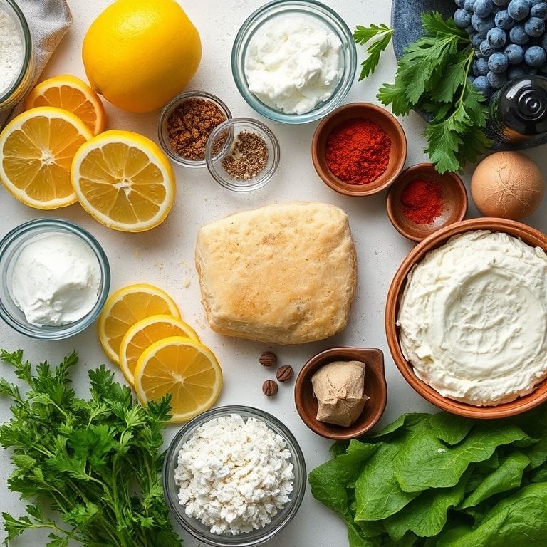 Ingredients for Lemon Coconut Cheesecake Cookies Recipe for Easy Dessert – Quick, Homemade Delight