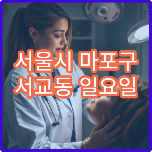 서울시 마포구 서교동 일요일 내과 두통 어지럼증 진료