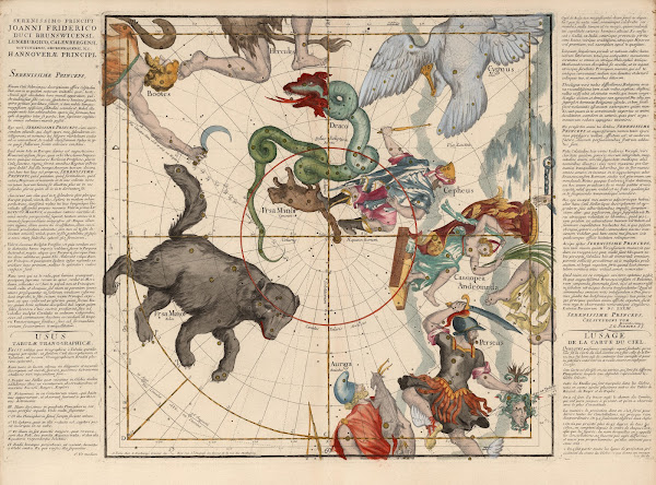 Plate 1 Ursa Major Ursa Minor Perseus and other constellations 1693