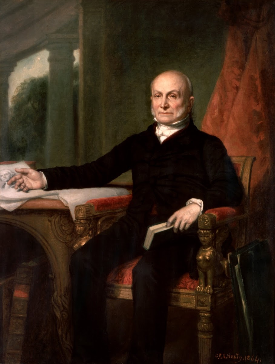 John Quincy Adams 1858