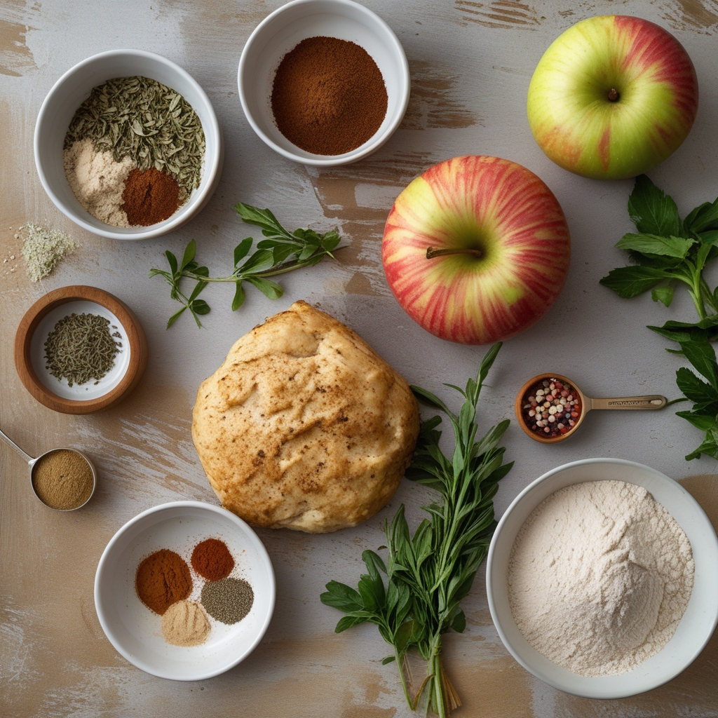 Ingredients for Wisconsin Apple Kringle Recipe - Easy Homemade Sweet Pastry Delight