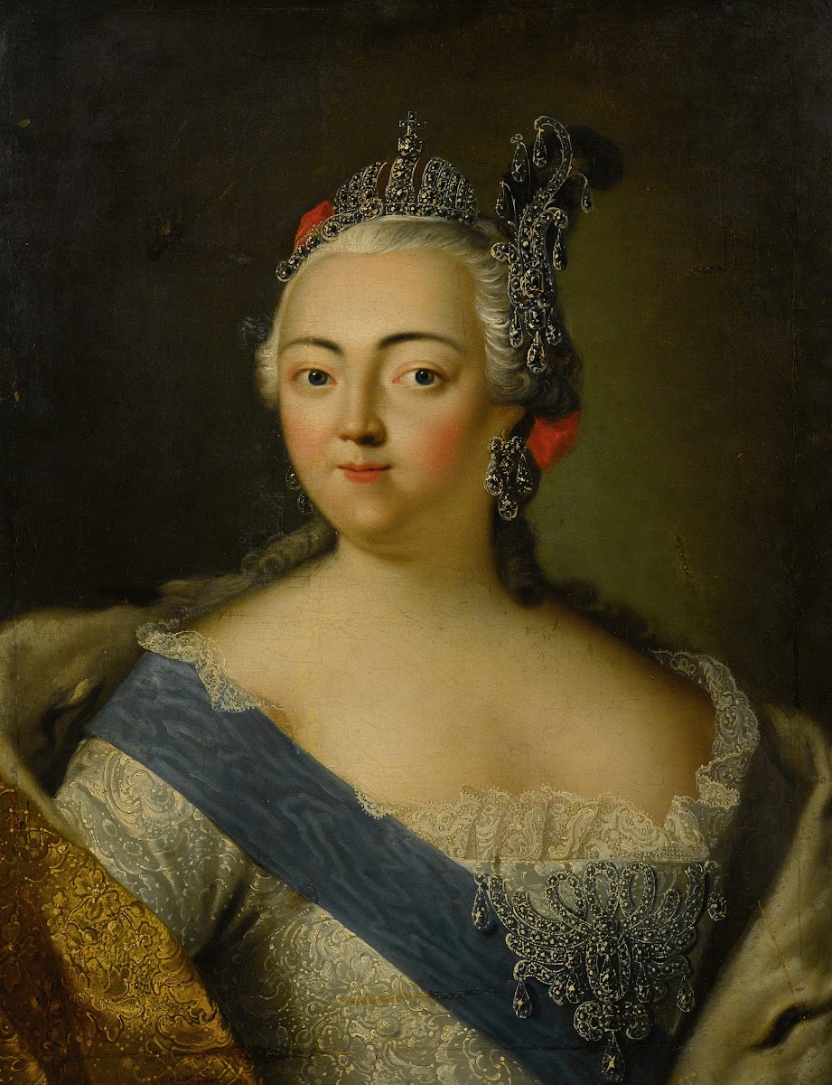 Portrait Of Elizabeth Petrovna 18th Century